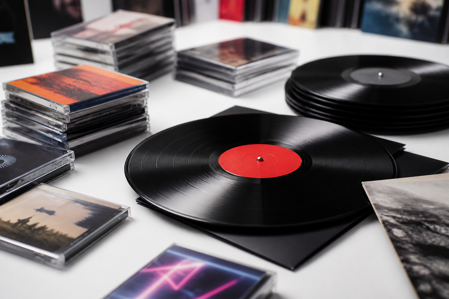 CDs e vinis em catálogo na Mixoteca